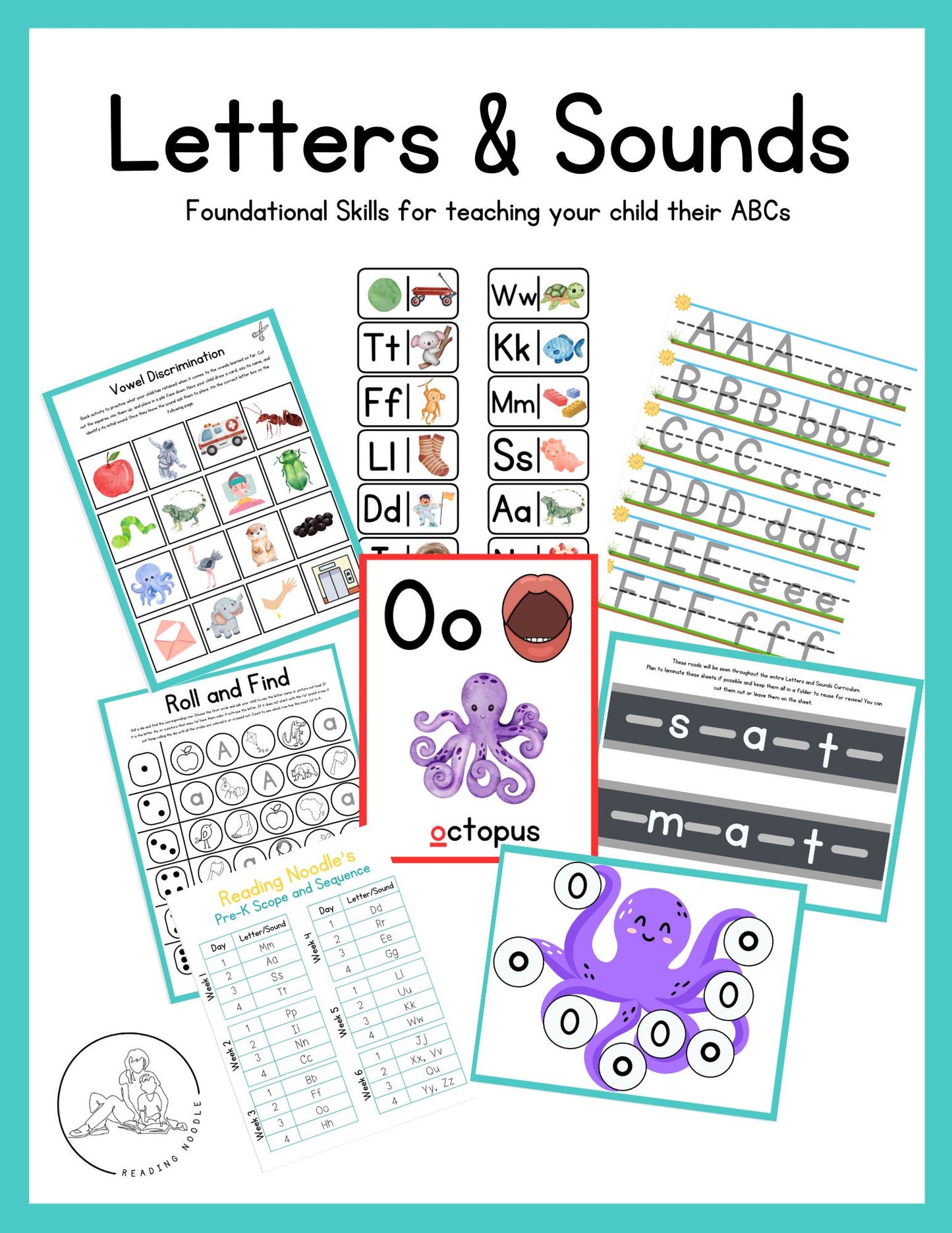 Letters Names & Sounds Curriculum for ages 3-5